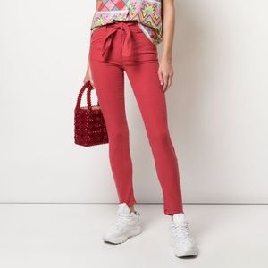 Mother The Looker Tie Patch Jeans red 31